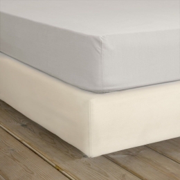 Σεντόνι Unicolors Με Λάστιχο Oat Beige Nima Queen Size 165x240cm 100% Βαμβάκι