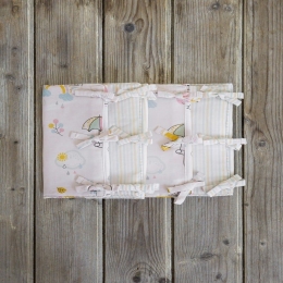 Πάντες Κούνιας Chic Rabbit (Σετ 4τμχ) Multi Nima 27x40cm 100% Βαμβάκι