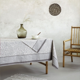 Τραπεζομάντηλο Fresia Greige Nima 150 X 220 100% Βαμβάκι