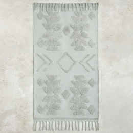 Χαλάκι Κουζίνας Lucia 60x130 Grey Nima 60X130cm Βαμβάκι