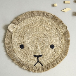 Χαλί Παιδικό Lion King Natural Nima 60X60cm Round
