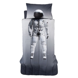 Πάπλωμα Παιδικό Space (Σετ 2τμχ) Grey Saint Clair Single 160x220cm Microfiber