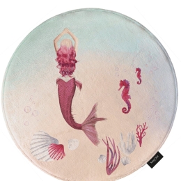 Χαλί Παιδικό Softy Mermaid Round Multi Saint Clair 100X100cm Round