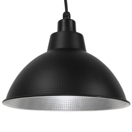 Φωτιστικό Οροφής Louve Black 01176 GloboStar Μέταλλο