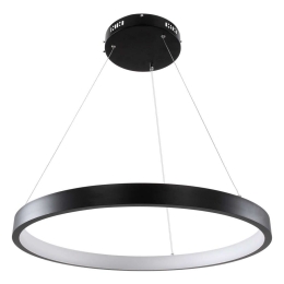 Φωτιστικό Οροφής Nemesis 61158 Led 45W Φ60cm Black GloboStar Μέταλλο