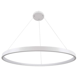 Φωτιστικό Οροφής Nemesis 61165 Led 75W Φ100cm White GloboStar Μέταλλο