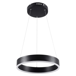 Φωτιστικό Οροφής Venom 61173 Led 30W Φ40cm Black GloboStar Αλουμίνιο