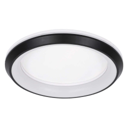 Φωτιστικό Οροφής - Πλαφονιέρα Melina 61040 Led 55W Φ48cm Black GloboStar Πλαστικό