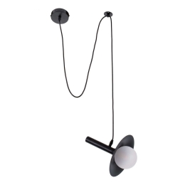 Φωτιστικό Οροφής Celest 00789 Ανάρτηση 1xG9 Φ20x26,5cm Black GloboStar