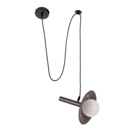 Φωτιστικό Οροφής Celest 00791 Ανάρτηση 1xG9 Φ20x26,5cm Brown GloboStar