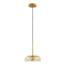 Φωτιστικό Οροφής Charlotte 00744 Led 5W Φ23x23cm Honey-Gold GloboStar