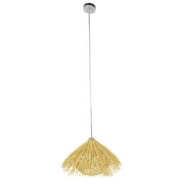Φωτιστικό Οροφής Cheope 01599 1xΕ27 Φ50x30cm Beige GloboStar