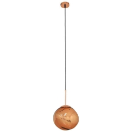 Φωτιστικό Οροφής Dixxon 01461 1xΕ27 Φ28x40cm Bronze GloboStar