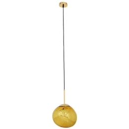 Φωτιστικό Οροφής Dixxon 01462 1xΕ27 Φ28x40cm Gold GloboStar