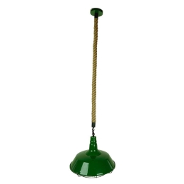 Φωτιστικό Οροφής Eleda 01408 1xΕ27 Με Πλέγμα Φ36x31cm Green GloboStar