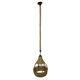 Φωτιστικό Οροφής Kubric 01605 1xΕ27 Φ31x39cm Beige GloboStar