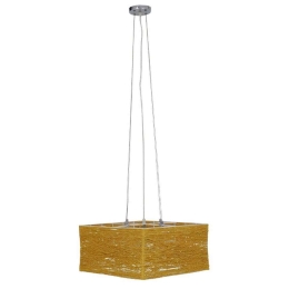 Φωτιστικό Οροφής Long Bay 01629 5xE27 40x40x22,5cm Brown GloboStar