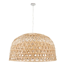 Φωτιστικό Οροφής Mangea 00717 1xΕ27 Φ100x59cm Brown GloboStar