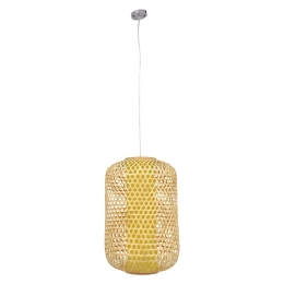 Φωτιστικό Οροφής Mauritius 00901 1xΕ27 Φ40x63cm Brown GloboStar