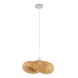 Φωτιστικό Οροφής Mexico 00718 1xΕ27 45x32x21cm Beige GloboStar