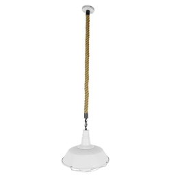 Φωτιστικό Οροφής Naranza 01409 1xΕ27 Με Πλέγμα Φ36x31cm White Matt GloboStar