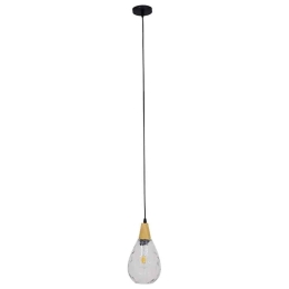 Φωτιστικό Οροφής Noah 01491 1xΕ27 Φ16x30cm Clear GloboStar