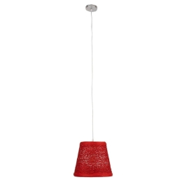 Φωτιστικό Οροφής Playroom 00863 1xΕ27 Φ32x27cm Red GloboStar