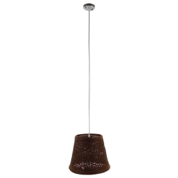 Φωτιστικό Οροφής Playroom 01333 1xΕ27 Φ32x27cm Dark Brown GloboStar