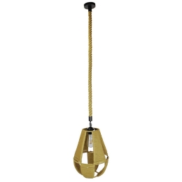 Φωτιστικό Οροφής Polia 01608 1xΕ27 Με Πλέγμα Φ30x42cm Beige GloboStar
