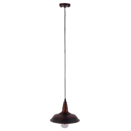 Φωτιστικό Οροφής Ray 01047 1xΕ27 Φ26x25cm Rust GloboStar