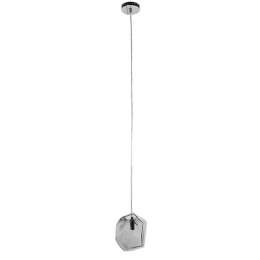 Φωτιστικό Οροφής Rina 01307 1xG9 14x17x17cm Grey Clear GloboStar