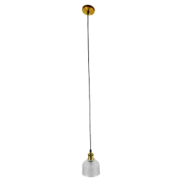 Φωτιστικό Οροφής Segreto 01447 1xΕ27 Φ14x18cm Clear GloboStar