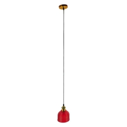 Φωτιστικό Οροφής Segreto 01450 1xΕ27 Φ14x18cm Red GloboStar
