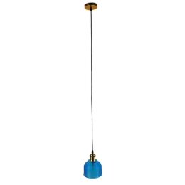 Φωτιστικό Οροφής Segreto 01452 1xΕ27 Φ14x18cm Blue GloboStar