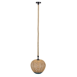 Φωτιστικό Οροφής Simon 00726 1xΕ27 Φ30x30cm Beige-Blue GloboStar
