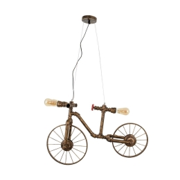 Φωτιστικό Οροφής Swiftwalker 00660 3xΕ27 Με Πλέγμα 85x29,5x55cm Bronze GloboStar