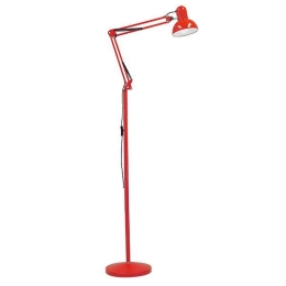 Φωτιστικό Δαπέδου Audrey 01470 1xE27 Φ15cm 73cm Red GloboStar