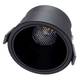 Φωτιστικό Οροφής - Σποτ Χωνευτό Pluto-B 60262 15W Led Φ10,4x6,5cm Black GloboStar