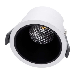 Φωτιστικό Οροφής - Σποτ Χωνευτό Pluto-M 60252 10W Led Φ8,4x5,9cm White-Black GloboStar