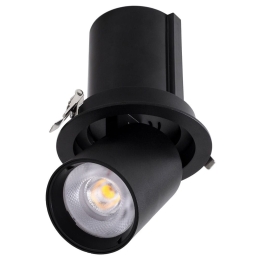 Φωτιστικό Οροφής - Σποτ  Χωνευτό Virgo-B 60312 Led 20W Φ13,5x14cm Black GloboStar