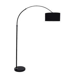Φωτιστικό Δαπέδου Imperial 01587 E27 Φ34x172cm Black GloboStar