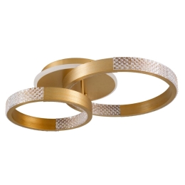 Φωτιστικό Οροφής Diamond 61113 Led 67W Φ30x40cm Gold GloboStar