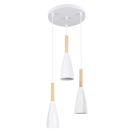 Φωτιστικό Οροφής Dillon 00627 E27 Φ26x130cm White GloboStar
