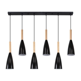 Φωτιστικό Οροφής Dillon 00632 E27 84x14x130cm Black GloboStar