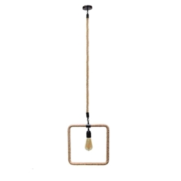 Φωτιστικό Οροφής Malvern 10001240 E14 33x22x33cm Beige-Black GloboStar