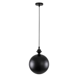 Φωτιστικό Οροφής Rockford 01287-B  E27 Φ24x27cm Black GloboStar