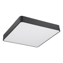 Φωτιστικό Οροφής Πλαφονιέρα Kamala 61208-S Led 75W 60x60x8cm Black GloboStar