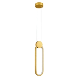 Φωτιστικό Οροφής Ildi 61090 Led 12W 10x2,3x38cm Gold GloboStar