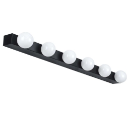 Φωτιστικό Τοίχου - Απλίκα Bella 60452 Led 18W IP44 70x11x6cm Black GloboStar Αλουμίνιο