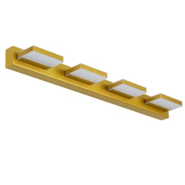 Φωτιστικό Τοίχου - Απλίκα Karla 60457 Led 14W IP44 60x9x5cm Gold GloboStar Αλουμίνιο